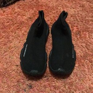 Black Balenciaga shoes